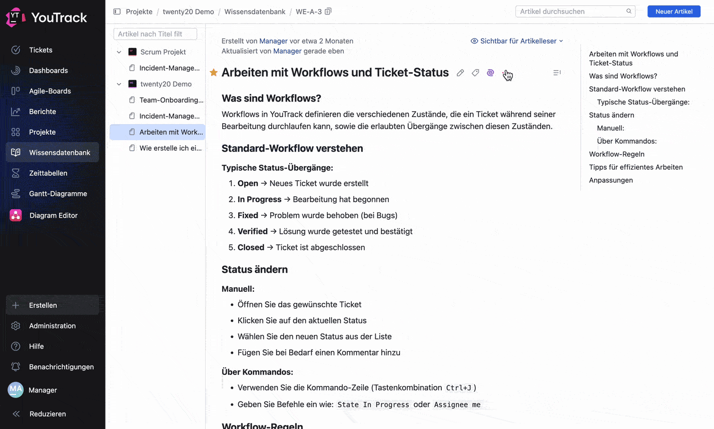 Article Approval twenty20 Premium Erweiterung für YouTrack Article Approval twenty20 Premium Erweiterung für YouTrack